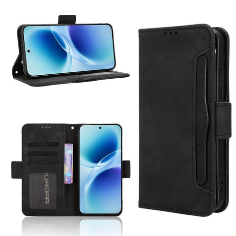 Skin Feel Calf Texture Card Slots Leather Phone Case, For vivo V80 Lite / iQOO Z11S 5G, For vivo S2 5G / V80 Lite IN/PK, For vivo T5e 4G, For vivo X300 E 5G, For vivo S50 Pro mini / X300 FE 5G Russia, For vivo Y600 Pro 5G, For vivo T5 Pro 5G / iQOO Z11...