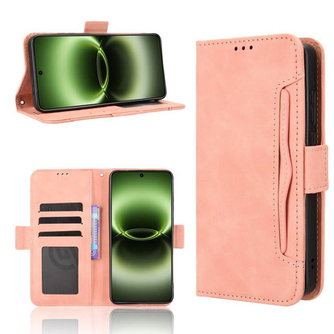 Skin Feel Calf Texture Card Slots Leather Phone Case, For vivo V70 5G / V70 Elite 5G, For vivo iQOO Z11 Turbo 5G / 15R 5G, For vivo Y31d 4G / Y500i 5G, For vivo X300 Ultra, For vivo Y500 Pro 5G, For vivo iQOO 15 5G, For vivo X300 Pro, For vivo X300    ...