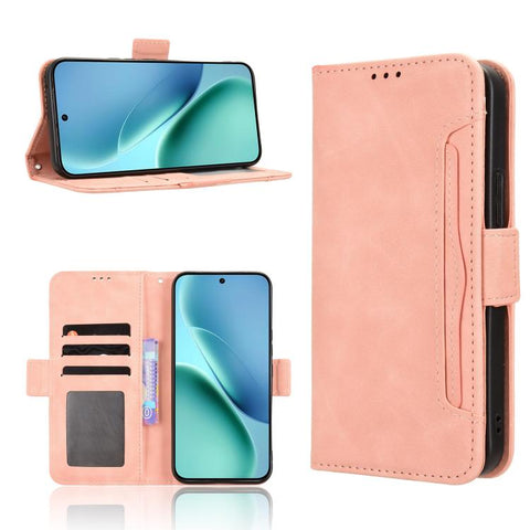 Skin Feel Calf Texture Card Slots Leather Phone Case, For vivo V80 Lite / iQOO Z11S 5G, For vivo S2 5G / V80 Lite IN/PK, For vivo T5e 4G, For vivo X300 E 5G, For vivo S50 Pro mini / X300 FE 5G Russia, For vivo Y600 Pro 5G, For vivo T5 Pro 5G / iQOO Z11...