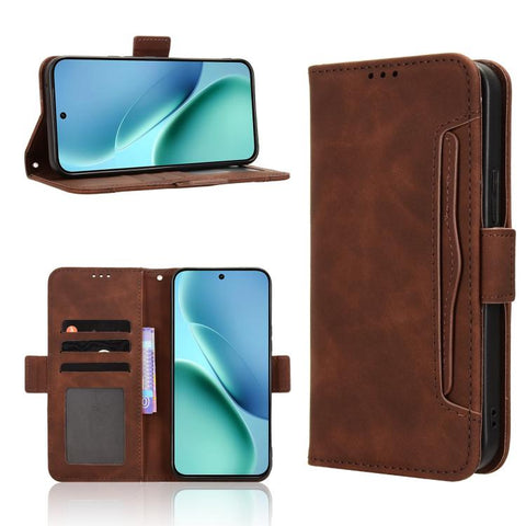 Skin Feel Calf Texture Card Slots Leather Phone Case, For vivo V80 Lite / iQOO Z11S 5G, For vivo S2 5G / V80 Lite IN/PK, For vivo T5e 4G, For vivo X300 E 5G, For vivo S50 Pro mini / X300 FE 5G Russia, For vivo Y600 Pro 5G, For vivo T5 Pro 5G / iQOO Z11...