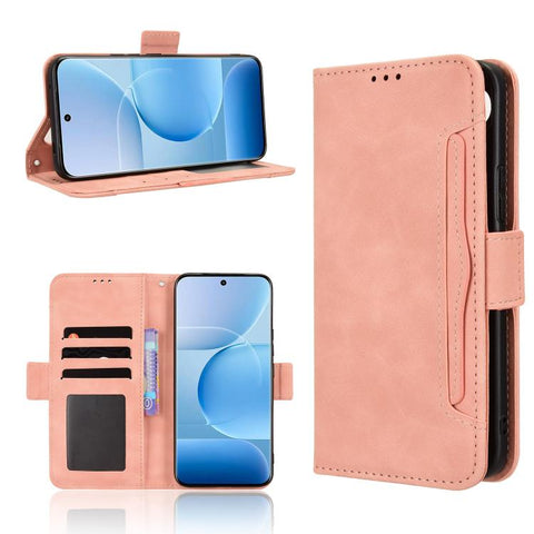 Skin Feel Calf Texture Card Slots Leather Phone Case, For vivo V80 Lite / iQOO Z11S 5G, For vivo S2 5G / V80 Lite IN/PK, For vivo T5e 4G, For vivo X300 E 5G, For vivo S50 Pro mini / X300 FE 5G Russia, For vivo Y600 Pro 5G, For vivo T5 Pro 5G / iQOO Z11...