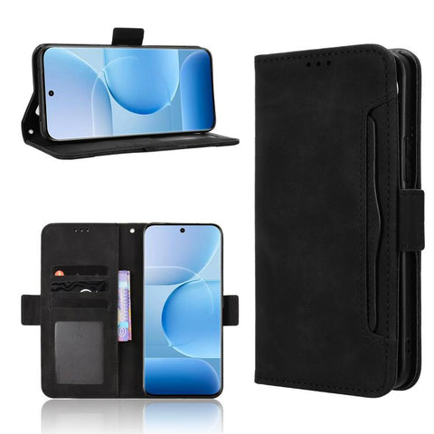 Skin Feel Calf Texture Card Slots Leather Phone Case, For vivo V80 Lite / iQOO Z11S 5G, For vivo S2 5G / V80 Lite IN/PK, For vivo T5e 4G, For vivo X300 E 5G, For vivo S50 Pro mini / X300 FE 5G Russia, For vivo Y600 Pro 5G, For vivo T5 Pro 5G / iQOO Z11...