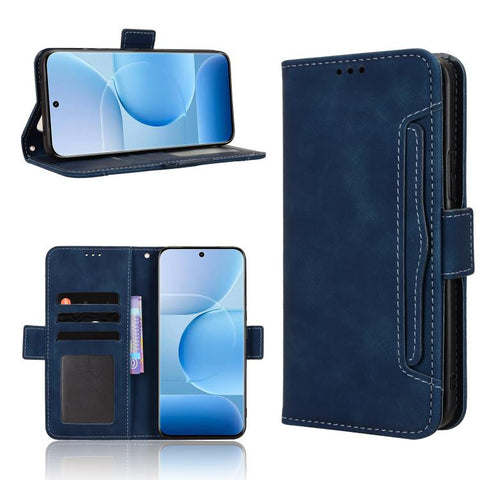 Skin Feel Calf Texture Card Slots Leather Phone Case, For vivo V80 Lite / iQOO Z11S 5G, For vivo S2 5G / V80 Lite IN/PK, For vivo T5e 4G, For vivo X300 E 5G, For vivo S50 Pro mini / X300 FE 5G Russia, For vivo Y600 Pro 5G, For vivo T5 Pro 5G / iQOO Z11...