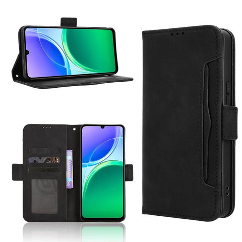 Skin Feel Calf Texture Card Slots Leather Phone Case, For vivo V80 Lite / iQOO Z11S 5G, For vivo S2 5G / V80 Lite IN/PK, For vivo T5e 4G, For vivo X300 E 5G, For vivo S50 Pro mini / X300 FE 5G Russia, For vivo Y600 Pro 5G, For vivo T5 Pro 5G / iQOO Z11...