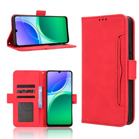 Skin Feel Calf Texture Card Slots Leather Phone Case, For vivo V80 Lite / iQOO Z11S 5G, For vivo S2 5G / V80 Lite IN/PK, For vivo T5e 4G, For vivo X300 E 5G, For vivo S50 Pro mini / X300 FE 5G Russia, For vivo Y600 Pro 5G, For vivo T5 Pro 5G / iQOO Z11...