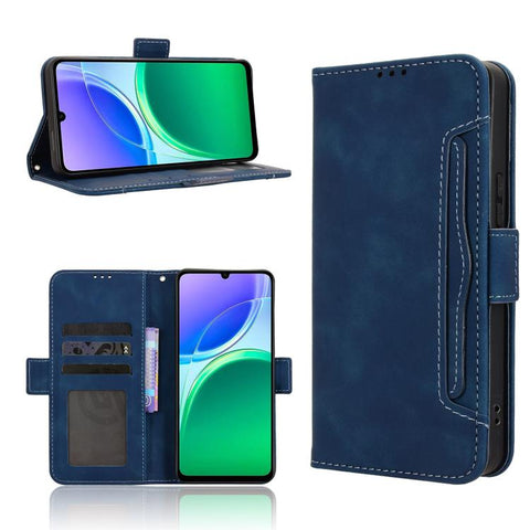 Skin Feel Calf Texture Card Slots Leather Phone Case, For vivo V80 Lite / iQOO Z11S 5G, For vivo S2 5G / V80 Lite IN/PK, For vivo T5e 4G, For vivo X300 E 5G, For vivo S50 Pro mini / X300 FE 5G Russia, For vivo Y600 Pro 5G, For vivo T5 Pro 5G / iQOO Z11...