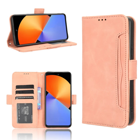Skin Feel Calf Texture Card Slots Leather Phone Case, For Infinix GT 10 Pro, For Infinix Hot 30 5G X6832, For Infinix Smart 7 Plus, For Infinix Note 30 5G, For Infinix Smart 7 HD X6516, For Infinix Note 30i, For Infinix Note 30 Pro, For Infinix Note 30...