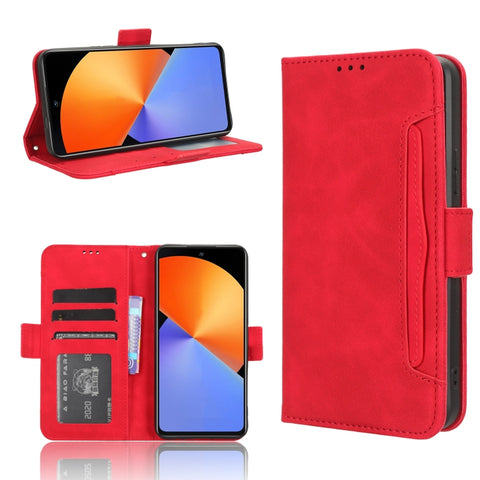 Skin Feel Calf Texture Card Slots Leather Phone Case, For Infinix GT 10 Pro, For Infinix Hot 30 5G X6832, For Infinix Smart 7 Plus, For Infinix Note 30 5G, For Infinix Smart 7 HD X6516, For Infinix Note 30i, For Infinix Note 30 Pro, For Infinix Note 30...