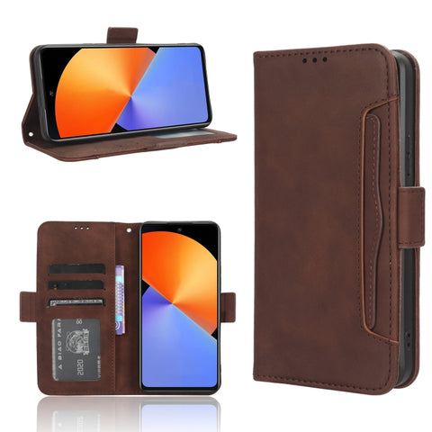 Skin Feel Calf Texture Card Slots Leather Phone Case, For Infinix GT 10 Pro, For Infinix Hot 30 5G X6832, For Infinix Smart 7 Plus, For Infinix Note 30 5G, For Infinix Smart 7 HD X6516, For Infinix Note 30i, For Infinix Note 30 Pro, For Infinix Note 30...