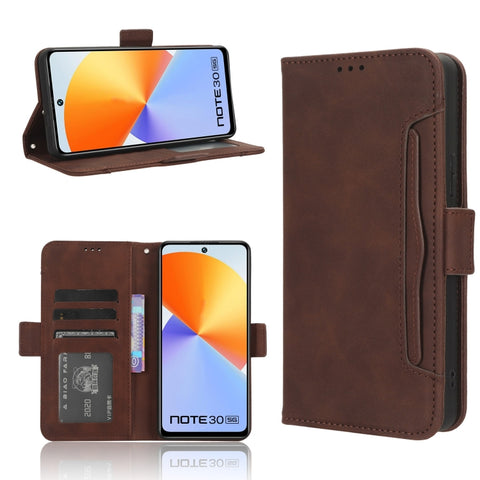 Skin Feel Calf Texture Card Slots Leather Phone Case, For Infinix GT 10 Pro, For Infinix Hot 30 5G X6832, For Infinix Smart 7 Plus, For Infinix Note 30 5G, For Infinix Smart 7 HD X6516, For Infinix Note 30i, For Infinix Note 30 Pro, For Infinix Note 30...