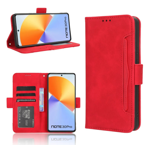 Skin Feel Calf Texture Card Slots Leather Phone Case, For Infinix GT 10 Pro, For Infinix Hot 30 5G X6832, For Infinix Smart 7 Plus, For Infinix Note 30 5G, For Infinix Smart 7 HD X6516, For Infinix Note 30i, For Infinix Note 30 Pro, For Infinix Note 30...