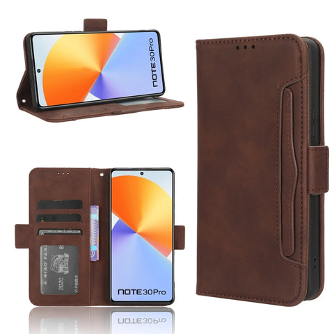 Skin Feel Calf Texture Card Slots Leather Phone Case, For Infinix GT 10 Pro, For Infinix Hot 30 5G X6832, For Infinix Smart 7 Plus, For Infinix Note 30 5G, For Infinix Smart 7 HD X6516, For Infinix Note 30i, For Infinix Note 30 Pro, For Infinix Note 30...