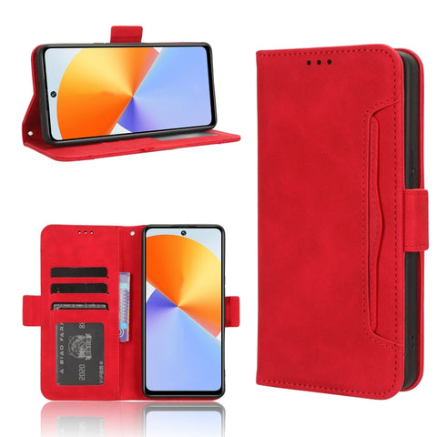 Skin Feel Calf Texture Card Slots Leather Phone Case, For Infinix GT 10 Pro, For Infinix Hot 30 5G X6832, For Infinix Smart 7 Plus, For Infinix Note 30 5G, For Infinix Smart 7 HD X6516, For Infinix Note 30i, For Infinix Note 30 Pro, For Infinix Note 30...