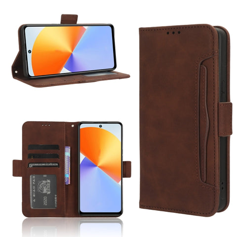 Skin Feel Calf Texture Card Slots Leather Phone Case, For Infinix GT 10 Pro, For Infinix Hot 30 5G X6832, For Infinix Smart 7 Plus, For Infinix Note 30 5G, For Infinix Smart 7 HD X6516, For Infinix Note 30i, For Infinix Note 30 Pro, For Infinix Note 30...