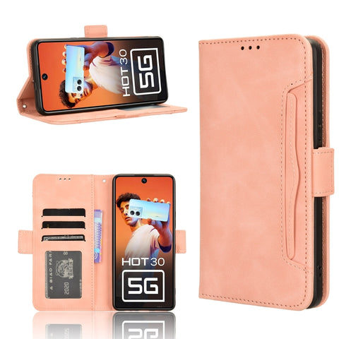 Skin Feel Calf Texture Card Slots Leather Phone Case, For Infinix GT 10 Pro, For Infinix Hot 30 5G X6832, For Infinix Smart 7 Plus, For Infinix Note 30 5G, For Infinix Smart 7 HD X6516, For Infinix Note 30i, For Infinix Note 30 Pro, For Infinix Note 30...