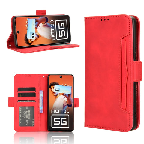 Skin Feel Calf Texture Card Slots Leather Phone Case, For Infinix GT 10 Pro, For Infinix Hot 30 5G X6832, For Infinix Smart 7 Plus, For Infinix Note 30 5G, For Infinix Smart 7 HD X6516, For Infinix Note 30i, For Infinix Note 30 Pro, For Infinix Note 30...