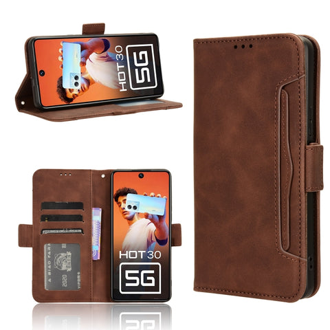 Skin Feel Calf Texture Card Slots Leather Phone Case, For Infinix GT 10 Pro, For Infinix Hot 30 5G X6832, For Infinix Smart 7 Plus, For Infinix Note 30 5G, For Infinix Smart 7 HD X6516, For Infinix Note 30i, For Infinix Note 30 Pro, For Infinix Note 30...