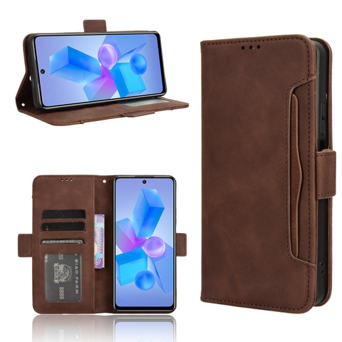 Skin Feel Calf Texture Card Slots Leather Phone Case, For Infinix GT 20 Pro 5G, For Infinix Note 40 Pro 4G, For Infinix Note 40 Pro 5G, For Infinix Note 40 4G, For Infinix Hot 40 4G, For Infinix Hot 40i 4G, For Infinix Smart 8, For Infinix Zero 30 4G  ...