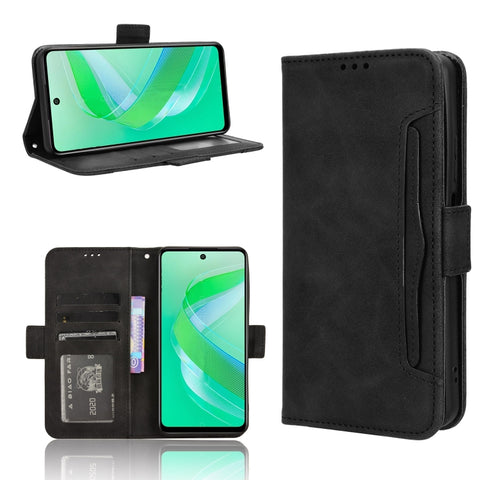 Skin Feel Calf Texture Card Slots Leather Phone Case, For Infinix GT 20 Pro 5G, For Infinix Note 40 Pro 4G, For Infinix Note 40 Pro 5G, For Infinix Note 40 4G, For Infinix Hot 40 4G, For Infinix Hot 40i 4G, For Infinix Smart 8, For Infinix Zero 30 4G  ...