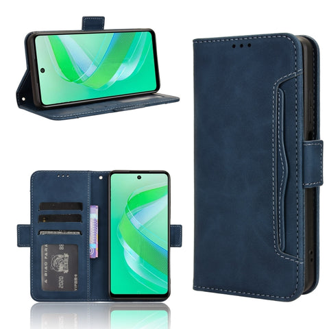 Skin Feel Calf Texture Card Slots Leather Phone Case, For Infinix GT 20 Pro 5G, For Infinix Note 40 Pro 4G, For Infinix Note 40 Pro 5G, For Infinix Note 40 4G, For Infinix Hot 40 4G, For Infinix Hot 40i 4G, For Infinix Smart 8, For Infinix Zero 30 4G  ...
