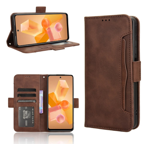 Skin Feel Calf Texture Card Slots Leather Phone Case, For Infinix GT 20 Pro 5G, For Infinix Note 40 Pro 4G, For Infinix Note 40 Pro 5G, For Infinix Note 40 4G, For Infinix Hot 40 4G, For Infinix Hot 40i 4G, For Infinix Smart 8, For Infinix Zero 30 4G  ...