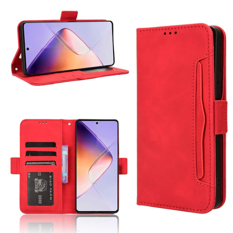 Skin Feel Calf Texture Card Slots Leather Phone Case, For Infinix GT 20 Pro 5G, For Infinix Note 40 Pro 4G, For Infinix Note 40 Pro 5G, For Infinix Note 40 4G, For Infinix Hot 40 4G, For Infinix Hot 40i 4G, For Infinix Smart 8, For Infinix Zero 30 4G  ...