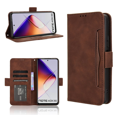 Skin Feel Calf Texture Card Slots Leather Phone Case, For Infinix Hot 50 Pro 4G, For Infinix Hot 50i 4G / Smart 9 4G, For Infinix Hot 50 Pro+ 4G, For Infinix Hot 50 4G, For Infinix Hot 50 5G, For Infinix Zero 40 5G, For Infinix Zero 40 4G              ...
