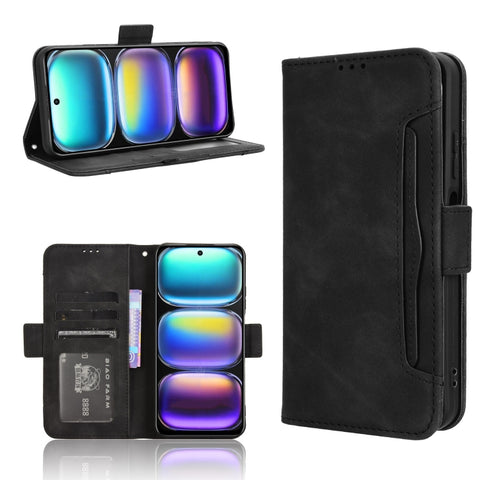 Skin Feel Calf Texture Card Slots Leather Phone Case, For Infinix Hot 50 Pro 4G, For Infinix Hot 50i 4G / Smart 9 4G, For Infinix Hot 50 Pro+ 4G, For Infinix Hot 50 4G, For Infinix Hot 50 5G, For Infinix Zero 40 5G, For Infinix Zero 40 4G              ...