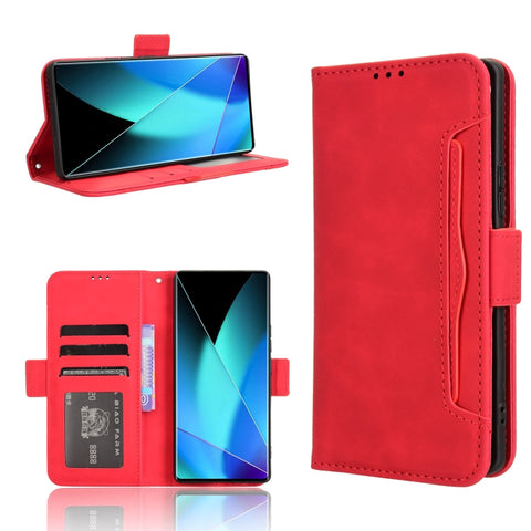 Skin Feel Calf Texture Card Slots Leather Phone Case, For Infinix Hot 50 Pro 4G, For Infinix Hot 50i 4G / Smart 9 4G, For Infinix Hot 50 Pro+ 4G, For Infinix Hot 50 4G, For Infinix Hot 50 5G, For Infinix Zero 40 5G, For Infinix Zero 40 4G              ...