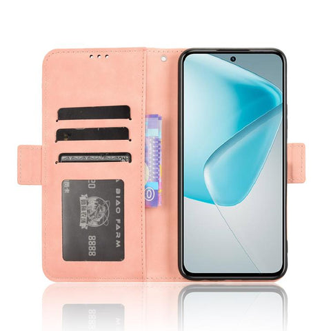 Skin Feel Calf Texture Card Slots Leather Phone Case, For Infinix Hot 50 Pro 4G, For Infinix Hot 50i 4G / Smart 9 4G, For Infinix Hot 50 Pro+ 4G, For Infinix Hot 50 4G, For Infinix Hot 50 5G, For Infinix Zero 40 5G, For Infinix Zero 40 4G              ...
