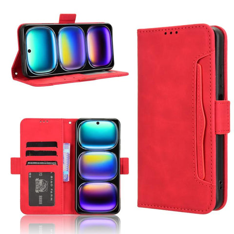 Skin Feel Calf Texture Card Slots Leather Phone Case, For Infinix Hot 50 Pro 4G, For Infinix Hot 50i 4G / Smart 9 4G, For Infinix Hot 50 Pro+ 4G, For Infinix Hot 50 4G, For Infinix Hot 50 5G, For Infinix Zero 40 5G, For Infinix Zero 40 4G              ...
