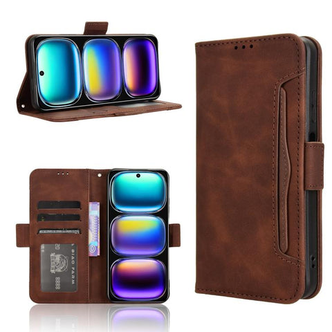 Skin Feel Calf Texture Card Slots Leather Phone Case, For Infinix Hot 50 Pro 4G, For Infinix Hot 50i 4G / Smart 9 4G, For Infinix Hot 50 Pro+ 4G, For Infinix Hot 50 4G, For Infinix Hot 50 5G, For Infinix Zero 40 5G, For Infinix Zero 40 4G              ...