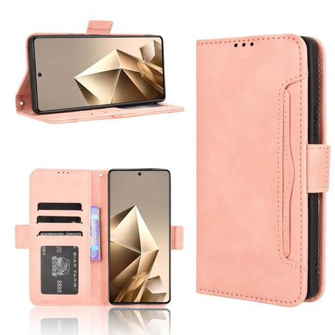 Skin Feel Calf Texture Card Slots Leather Phone Case, For Infinix Hot 60 Pro+ 4G, For Infinix Hot 60 Pro 4G, For Infinix Smart 10 Plus 4G, For Infinix Smart 10 / Tecno Pop 10 4G, For Infinix GT 30 Pro 5G, For Infinix Note 50s 5G, For Infinix Note 50x 5...