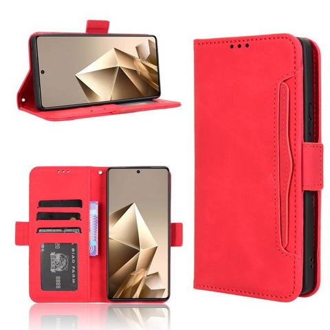 Skin Feel Calf Texture Card Slots Leather Phone Case, For Infinix Hot 60 Pro+ 4G, For Infinix Hot 60 Pro 4G, For Infinix Smart 10 Plus 4G, For Infinix Smart 10 / Tecno Pop 10 4G, For Infinix GT 30 Pro 5G, For Infinix Note 50s 5G, For Infinix Note 50x 5...