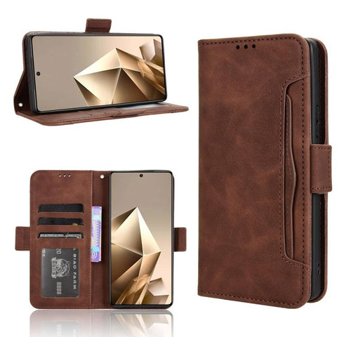 Skin Feel Calf Texture Card Slots Leather Phone Case, For Infinix Hot 60 Pro+ 4G, For Infinix Hot 60 Pro 4G, For Infinix Smart 10 Plus 4G, For Infinix Smart 10 / Tecno Pop 10 4G, For Infinix GT 30 Pro 5G, For Infinix Note 50s 5G, For Infinix Note 50x 5...