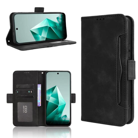 Skin Feel Calf Texture Card Slots Leather Phone Case, For Infinix Hot 60 Pro+ 4G, For Infinix Hot 60 Pro 4G, For Infinix Smart 10 Plus 4G, For Infinix Smart 10 / Tecno Pop 10 4G, For Infinix GT 30 Pro 5G, For Infinix Note 50s 5G, For Infinix Note 50x 5...