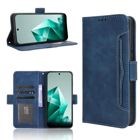 Skin Feel Calf Texture Card Slots Leather Phone Case, For Infinix Hot 60 Pro+ 4G, For Infinix Hot 60 Pro 4G, For Infinix Smart 10 Plus 4G, For Infinix Smart 10 / Tecno Pop 10 4G, For Infinix GT 30 Pro 5G, For Infinix Note 50s 5G, For Infinix Note 50x 5...