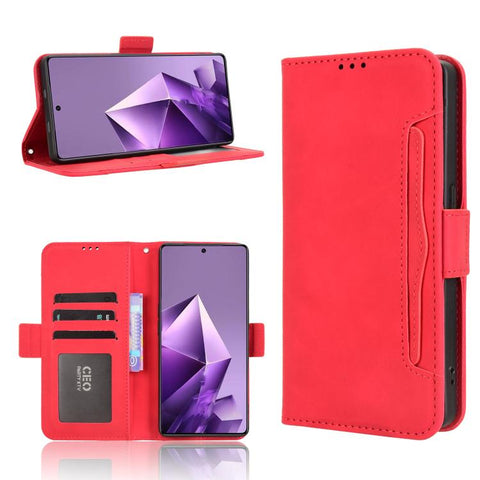 Skin Feel Calf Texture Card Slots Leather Phone Case, For Infinix Hot 60 Pro+ 4G, For Infinix Hot 60 Pro 4G, For Infinix Smart 10 Plus 4G, For Infinix Smart 10 / Tecno Pop 10 4G, For Infinix GT 30 Pro 5G, For Infinix Note 50s 5G, For Infinix Note 50x 5...
