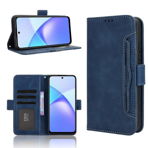 Skin Feel Calf Texture Card Slots Leather Phone Case, For Infinix Hot 60 Pro+ 4G, For Infinix Hot 60 Pro 4G, For Infinix Smart 10 Plus 4G, For Infinix Smart 10 / Tecno Pop 10 4G, For Infinix GT 30 Pro 5G, For Infinix Note 50s 5G, For Infinix Note 50x 5...