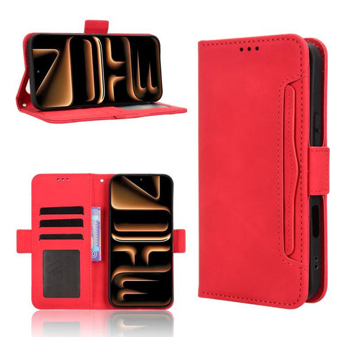 Skin Feel Calf Texture Card Slots Leather Phone Case, For Infinix Hot 70 Pro 5G, For Infinix GT 50 Pro 5G, For Infinix Hot 70 4G, For Infinix Note 60 Ultra 5G, For Infinix Note Edge 5G, For Infinix Smart 20 4G, For Infinix Note 60 / 60 Pro 5G          ...