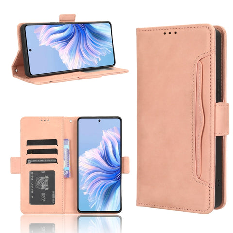 Skin Feel Calf Texture Card Slots Leather Phone Case, For Tecno Spark 20 Pro 4G KJ6, For Tecno Spark Go 2024 / Spark 20C, For Tecno Spark 20 4G KJ5, For Tecno Pova 5 Pro, For Tecno Pova Neo 3, For Tenco Pova 5 4G, For Tecno Camon 20 Premier 5G         ...