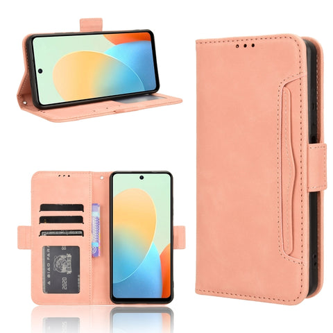 Skin Feel Calf Texture Card Slots Leather Phone Case, For Tecno Spark 20 Pro 4G KJ6, For Tecno Spark Go 2024 / Spark 20C, For Tecno Spark 20 4G KJ5, For Tecno Pova 5 Pro, For Tecno Pova Neo 3, For Tenco Pova 5 4G, For Tecno Camon 20 Premier 5G         ...