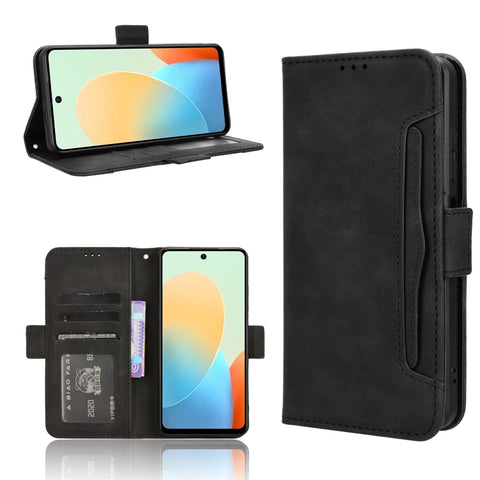 Skin Feel Calf Texture Card Slots Leather Phone Case, For Tecno Spark 20 Pro 4G KJ6, For Tecno Spark Go 2024 / Spark 20C, For Tecno Spark 20 4G KJ5, For Tecno Pova 5 Pro, For Tecno Pova Neo 3, For Tenco Pova 5 4G, For Tecno Camon 20 Premier 5G         ...