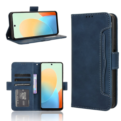 Skin Feel Calf Texture Card Slots Leather Phone Case, For Tecno Spark 20 Pro 4G KJ6, For Tecno Spark Go 2024 / Spark 20C, For Tecno Spark 20 4G KJ5, For Tecno Pova 5 Pro, For Tecno Pova Neo 3, For Tenco Pova 5 4G, For Tecno Camon 20 Premier 5G         ...