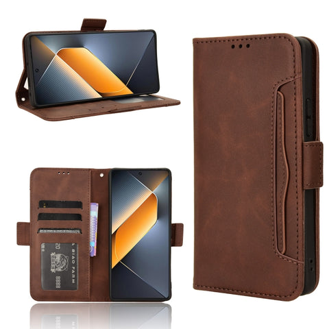 Skin Feel Calf Texture Card Slots Leather Phone Case, For Tecno Spark 30C 4G, For Tecno Spark 20 Pro 5G, For Tecno Camon 30 Premier 5G, For Tecno Pova 6 Neo 4G, For Tecno Pova 6 4G, For Tecno Camon 30 Pro 5G, For Tecno Camon 30 5G / 4G                 ...