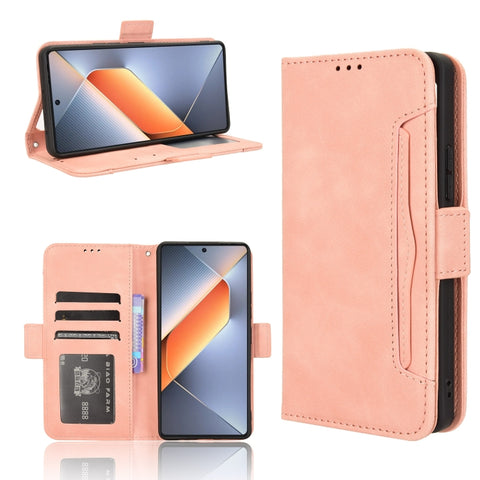 Skin Feel Calf Texture Card Slots Leather Phone Case, For Tecno Spark 30C 4G, For Tecno Spark 20 Pro 5G, For Tecno Camon 30 Premier 5G, For Tecno Pova 6 Neo 4G, For Tecno Pova 6 4G, For Tecno Camon 30 Pro 5G, For Tecno Camon 30 5G / 4G                 ...