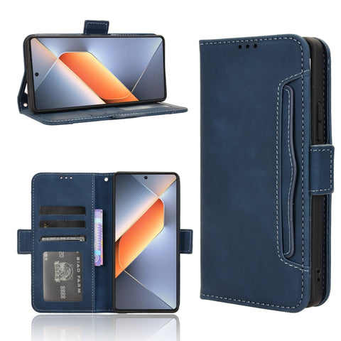 Skin Feel Calf Texture Card Slots Leather Phone Case, For Tecno Spark 30C 4G, For Tecno Spark 20 Pro 5G, For Tecno Camon 30 Premier 5G, For Tecno Pova 6 Neo 4G, For Tecno Pova 6 4G, For Tecno Camon 30 Pro 5G, For Tecno Camon 30 5G / 4G                 ...