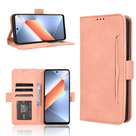Skin Feel Calf Texture Card Slots Leather Phone Case, For Tecno Spark 30C 4G, For Tecno Spark 20 Pro 5G, For Tecno Camon 30 Premier 5G, For Tecno Pova 6 Neo 4G, For Tecno Pova 6 4G, For Tecno Camon 30 Pro 5G, For Tecno Camon 30 5G / 4G                 ...