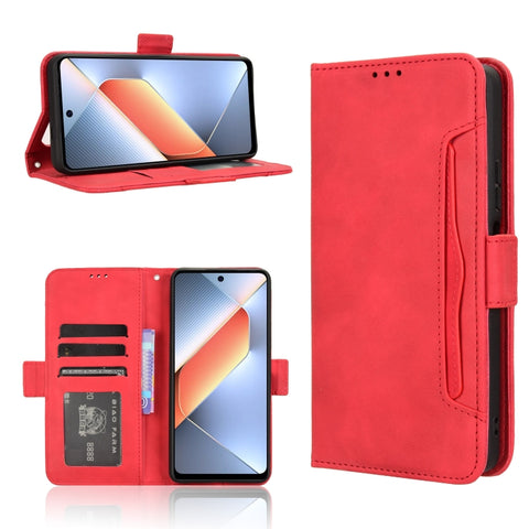 Skin Feel Calf Texture Card Slots Leather Phone Case, For Tecno Spark 30C 4G, For Tecno Spark 20 Pro 5G, For Tecno Camon 30 Premier 5G, For Tecno Pova 6 Neo 4G, For Tecno Pova 6 4G, For Tecno Camon 30 Pro 5G, For Tecno Camon 30 5G / 4G                 ...