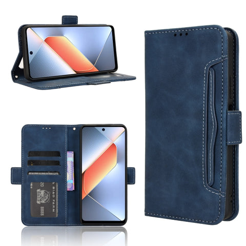 Skin Feel Calf Texture Card Slots Leather Phone Case, For Tecno Spark 30C 4G, For Tecno Spark 20 Pro 5G, For Tecno Camon 30 Premier 5G, For Tecno Pova 6 Neo 4G, For Tecno Pova 6 4G, For Tecno Camon 30 Pro 5G, For Tecno Camon 30 5G / 4G                 ...